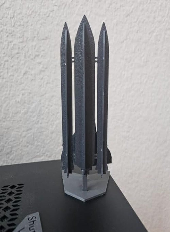 3D Craft Model Kit Military Aircraft and Missiles Assembly Frame, Black Plastic, Scale Model Parts - Image 4